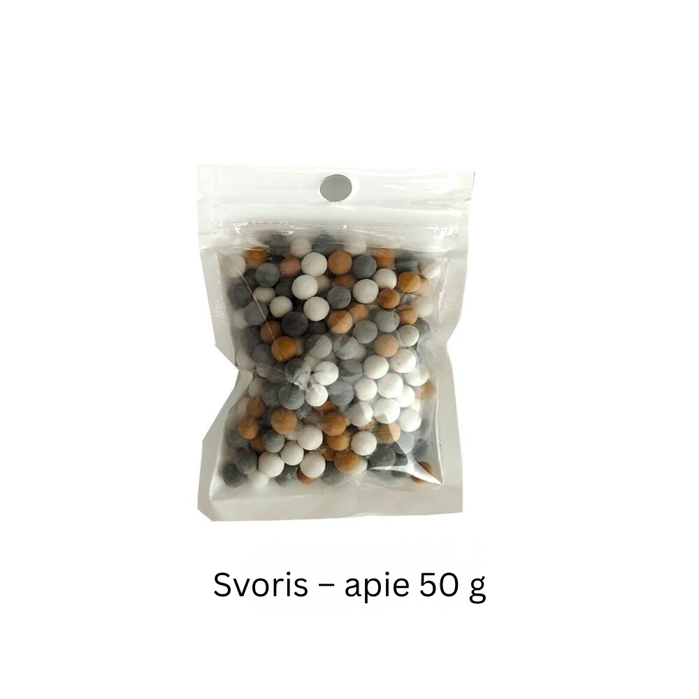 Vandens taupanti dušo galvutė su filtru